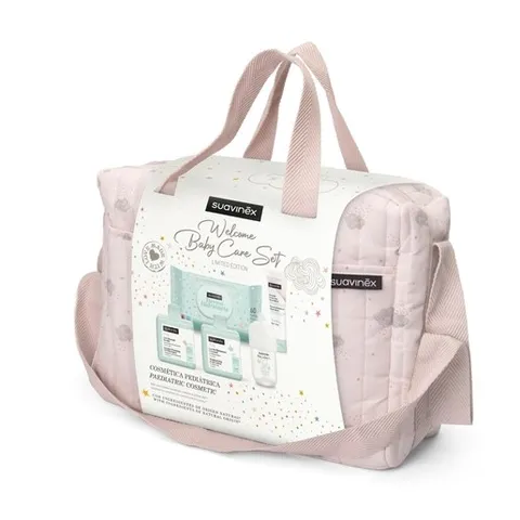 Bolso de paseo Dreams rosa con cosmética, de Suavinex